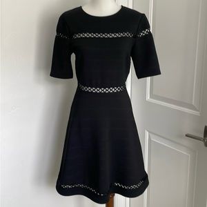EUC Topshop Cut Out Fit and Flare Dress Size 6